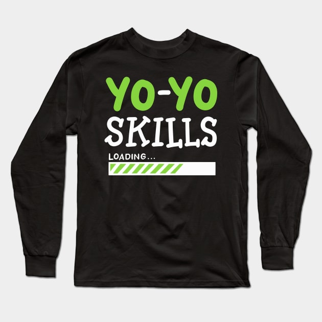 Yo-Yo Skills Loading Long Sleeve T-Shirt by maxcode